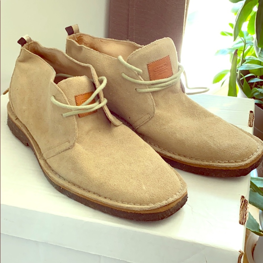 Coach-men’s suede Anthony Q905, new